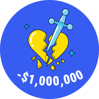 Lost $1m