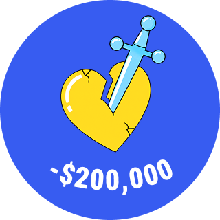 Lost $200k