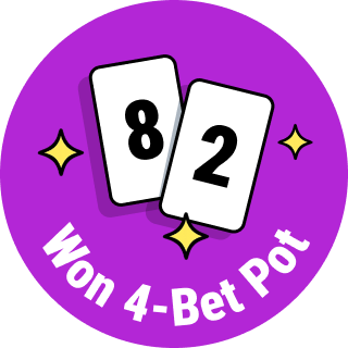 Won 4-Bet Pot with 82o