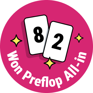 Won Preflop All-in with 82o